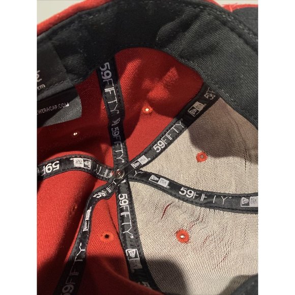 Arizona Diamondbacks MLB New Era 59FIFTY Size 7 1/2‎ Red Fitted Hat - Picture 12 of 12